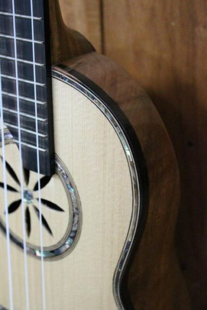 Humpback Tenor Ukulele - Solid Engelmann Spruce Top, Solid Mango Humpback - Image 5
