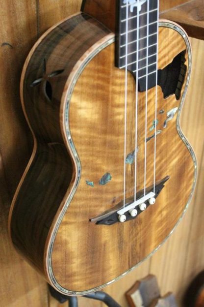 Tenor Ukulele - Hawaiian Koa Top, Philippine Ebony Back and Sides - Image 14