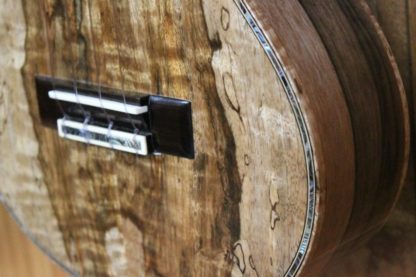 Tenor Ukulele - Spalted Mango Top, Philippine Ebony Back and Sides - Image 16