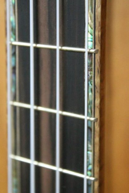 Pineapple-carved Humpback Tenor Ukulele -  Japanese Silk Oak Top, Acacia Back and Sides - Image 9