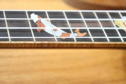 Tenor Ukulele - All Hawaiian Koa with Koi Fingerboard Inlay - Image 8