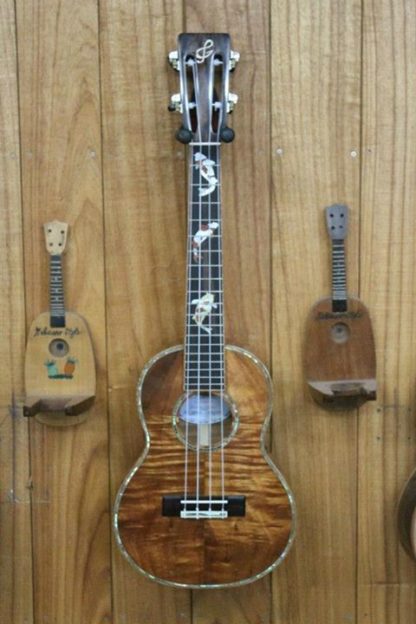 Tenor Ukulele - All Hawaiian Koa with Koi Fingerboard Inlay