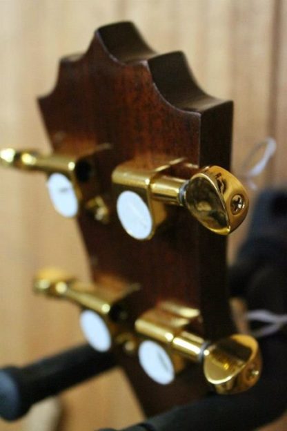 Pineapple-carved Humpback Tenor Ukulele -  Japanese Silk Oak Top, Acacia Back and Sides - Image 13