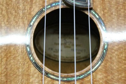Pineapple-carved Humpback Tenor Ukulele -  Japanese Silk Oak Top, Acacia Back and Sides - Image 17