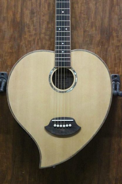 Heart-shaped - Laminated Spruce Top, Laminated Sapili Back and Sides - Image 4