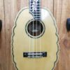 Pineapple-carved Humpback Tenor Ukulele - Engelmann Spruce Top, Acacia Back and Sides - Image 5