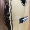 Pineapple-carved Humpback Tenor Ukulele - Engelmann Spruce Top, Acacia Back and Sides - Image 11
