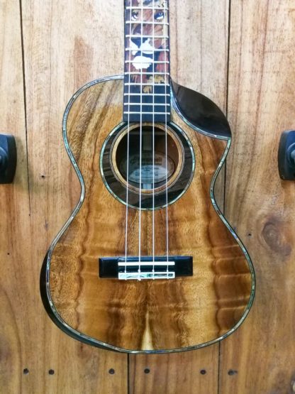 Tenor Ukulele - Figured Acacia Top, Back and Sides - Image 5