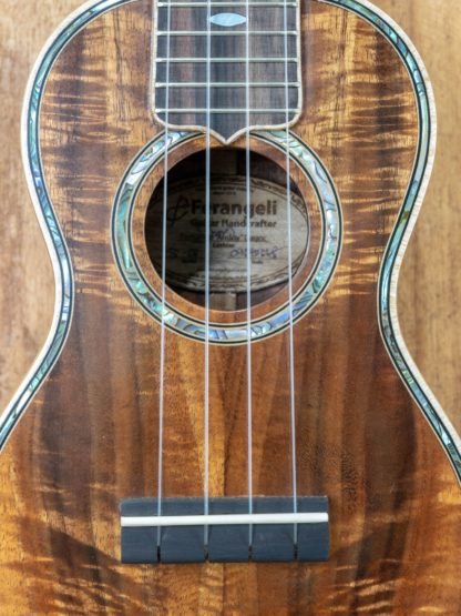 Soprano Ukulele - Hawaiian Koa Top, Back and Sides - Image 9