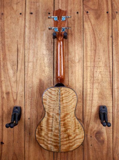 Concert Ukulele - Engelmann Spruce Top, Figured Mango Back and Sides - Image 4