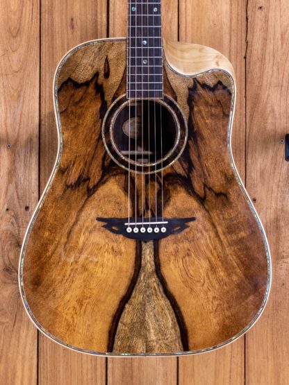 Custom Build #238 - Spalted Mango Philippine Ebony Dreadnought - Image 5