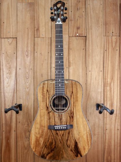 Dreadnought - Spalted Mango top, Philippine Ebony back and sides