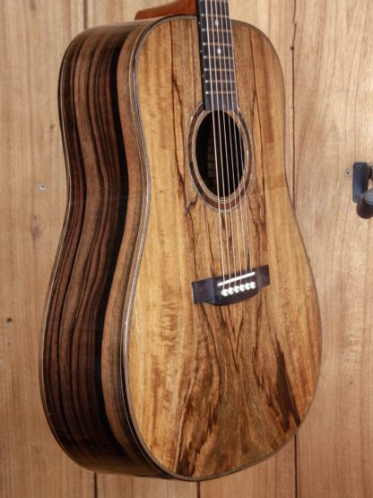 Dreadnought - Spalted Mango top, Philippine Ebony back and sides - Image 6
