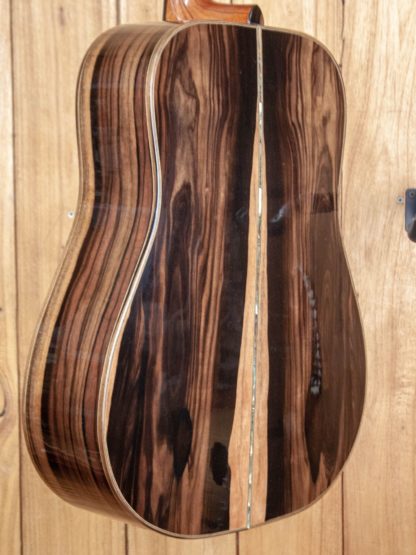 Dreadnought - Spalted Mango top, Philippine Ebony back and sides - Image 7