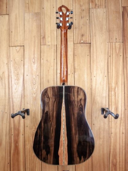Dreadnought - Spalted Mango top, Philippine Ebony back and sides - Image 4