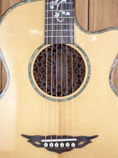 Custom Model - Engelmann Spruce, Acacia with MoP Inlay back and sides - Image 8