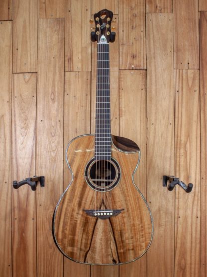Orchestra Model-Jumbo - Spalted Mango top, Philippine Ebony back and sides