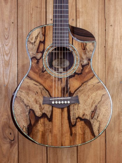 GS-Travel - Spalted Mango top, Philippine Ebony back and sides - Image 5