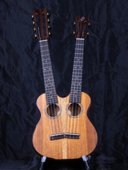 Custom Build #212 - Mahogany Double-Nack Tenor Ukulele