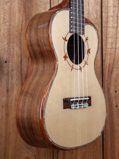 Tenor Ukulele - Engelmann Spruce Top, Walnut Back and Sides - Image 6