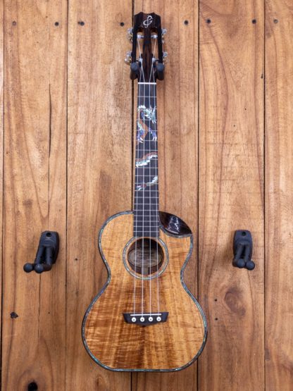 Tenor Ukulele - Curly Hawaiian Koa Top, Back and Sides