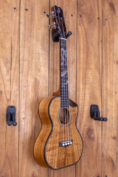 Tenor Ukulele - Curly Hawaiian Koa Top, Back and Sides - Image 2