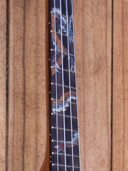 Tenor Ukulele - Curly Hawaiian Koa Top, Back and Sides - Image 9