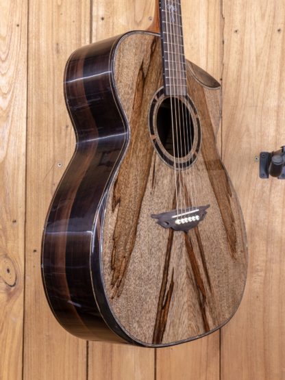 Orchestra Model-Jumbo - Spalted Mango top, Philippine Ebony back and sides - Image 6