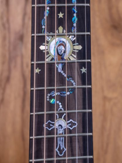 Orchestra Model-Jumbo - Spalted Mango top, Philippine Ebony back and sides - Image 10