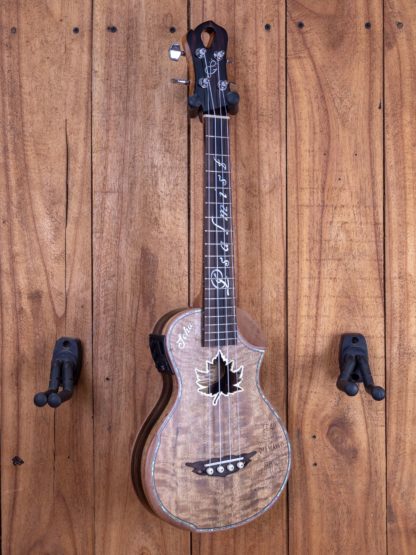 Super Concert Thin Body Ukulele - Mango Top, Philippine Ebony Back and Sides - Image 2