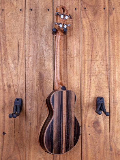 Super Concert Thin Body Ukulele - Mango Top, Philippine Ebony Back and Sides - Image 3