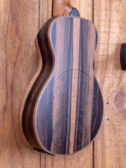 Super Concert Thin Body Ukulele - Mango Top, Philippine Ebony Back and Sides - Image 7