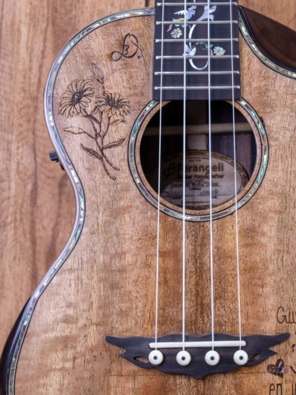 Tenor Ukulele - Mango Top, Philippine Ebony Back and Sides - Image 10