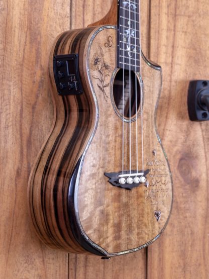 Tenor Ukulele - Mango Top, Philippine Ebony Back and Sides - Image 6