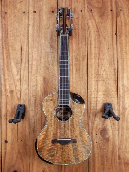 Tenor Ukulele - Solid Figured Mango Top, Philippine Ebony Back and Sides - Image 2