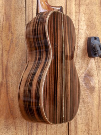 Tenor Ukulele - Solid Figured Mango Top, Philippine Ebony Back and Sides - Image 8