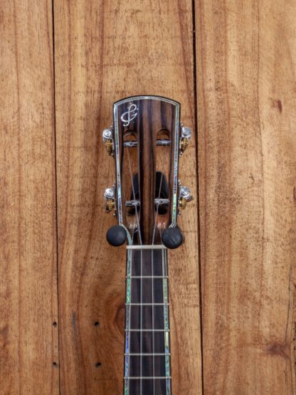 Tenor Ukulele - Solid Figured Mango Top, Philippine Ebony Back and Sides - Image 11