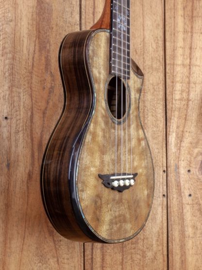 Custom Build #130 - Mango/Philippine Ebony Super Concert Thin Body Ukulele - Image 6
