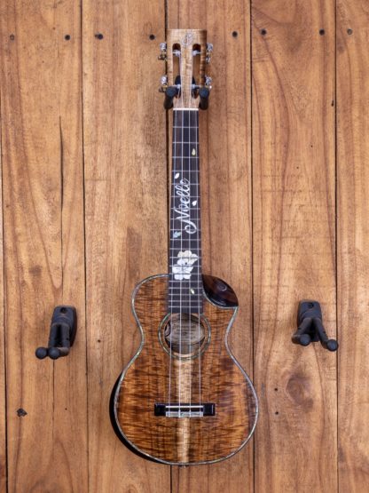 Super Concert Ukulele - Curly Hawaiian Koa Top, Back and Sides