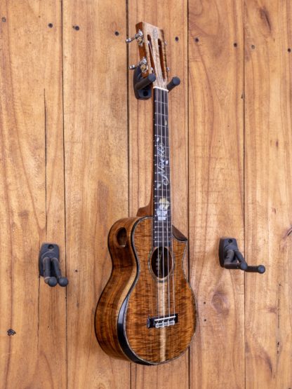 Super Concert Ukulele - Curly Hawaiian Koa Top, Back and Sides - Image 2