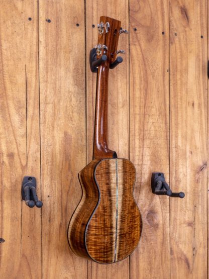 Super Concert Ukulele - Curly Hawaiian Koa Top, Back and Sides - Image 3