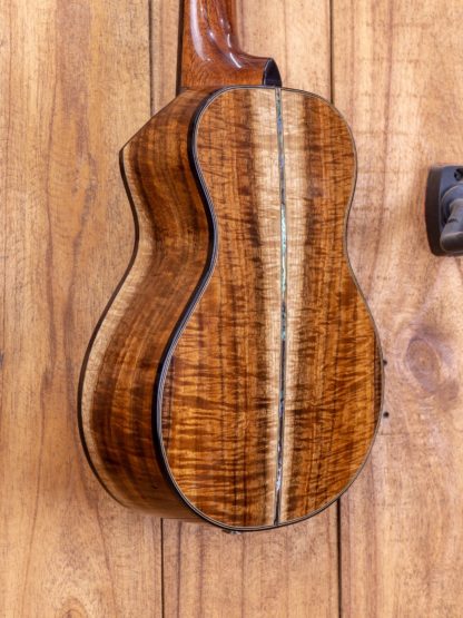 Super Concert Ukulele - Curly Hawaiian Koa Top, Back and Sides - Image 7