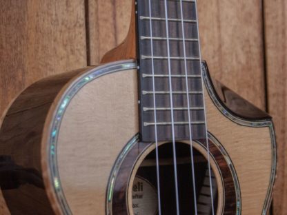 Tenor Ukulele - Engelmann Spruce Top, Brazilian Rosewood Back and Sides - Image 11