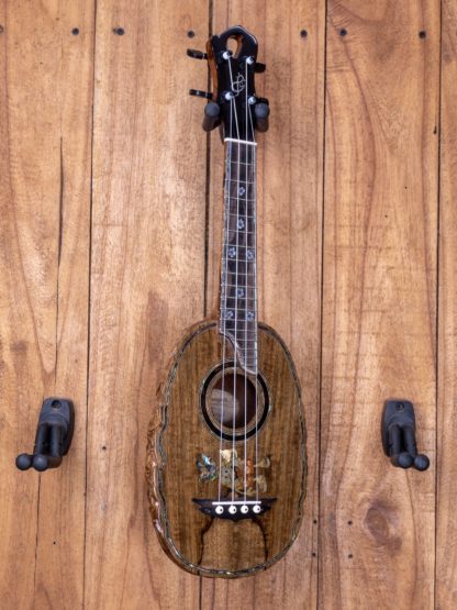 Custom Build #199 - Spalted Mango/Acacia Pineapple-carved Concert Ukulele - Image 2