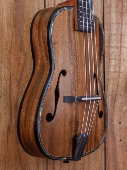 Archtop Tenor Ukulele - Acacia Top, Back, and Sides - Image 6