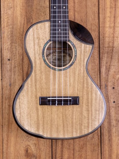 Tenor Ukulele - Gmelina Top, Spalted Mango Back and Sides - Image 5