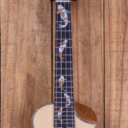 Super Concert Ukulele - Engelmann Spruce Top, Acacia Back and Sides - Image 10