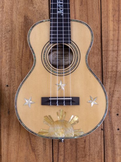Custom Build #189 - Engelmann Spruce/Spalted Mango Concert Ukulele - Image 5