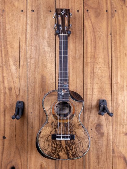 Custom Build #195 - Spalted Mango/Philippine Ebony Tenor Ukulele