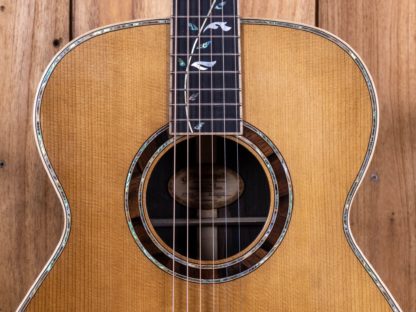Custom Build #209 - Torrefied Adirondack Spruce/Philippine Ebony Orchestra Model (OM) Guitar - Image 11